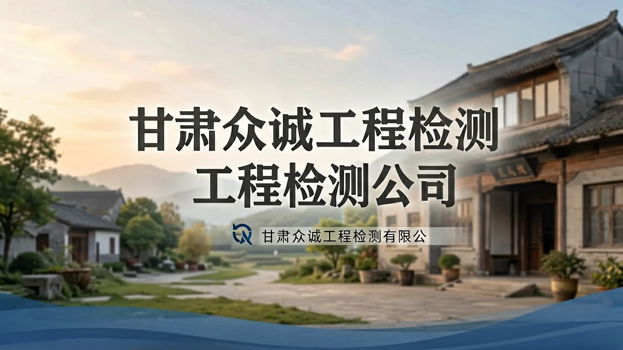 甘肃众诚工程检测有限公司 主题配图